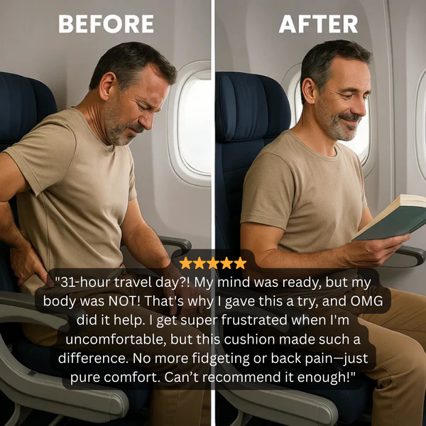 LuXiiLuxe™ CloudComfort Travel Cushion